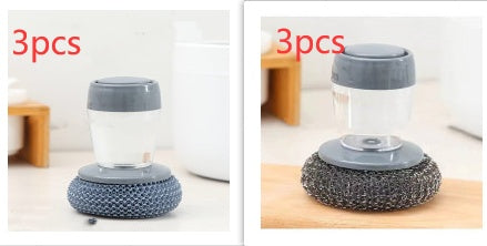 Brush Cleaner Push-type Kitchen Detergent Brush Tools