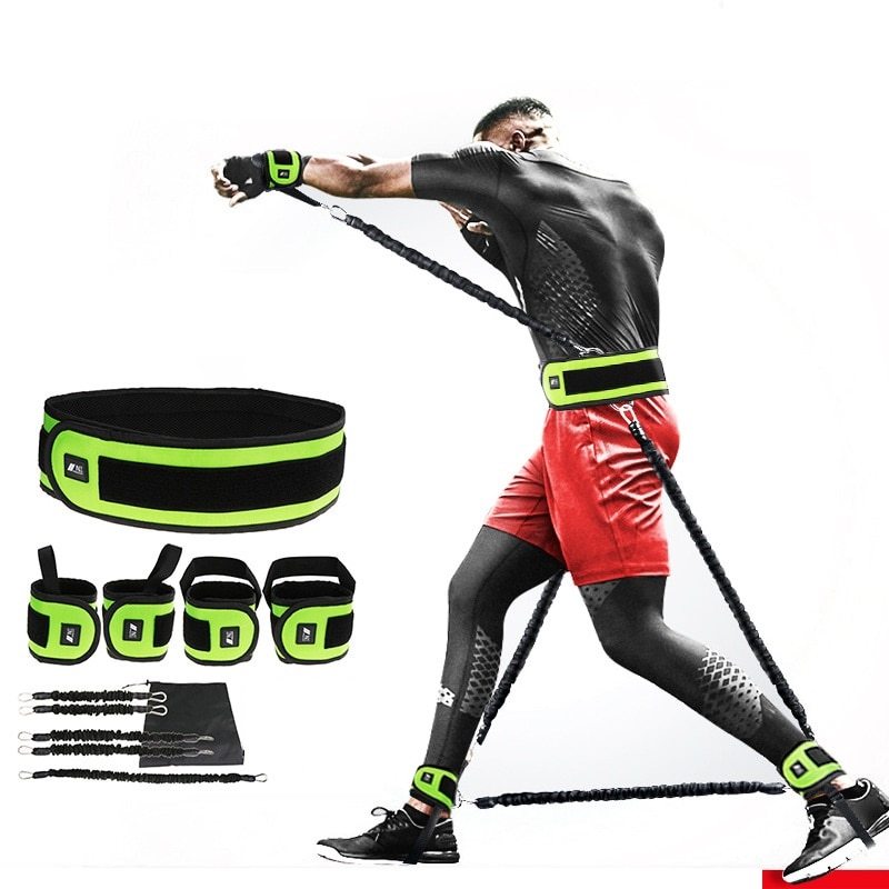 Exercise equipment Leg squat, boxing resistance bands, fitness, agility, training