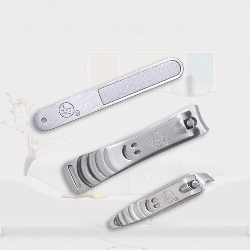 Household nail clippers and pedicure knife set