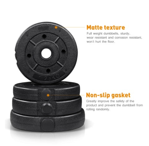 Fitness indoor round head dumbbell