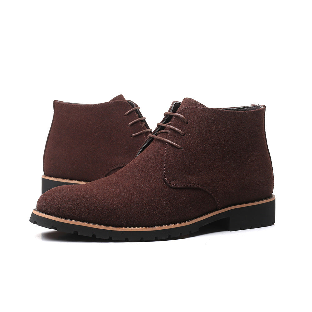 Casual leather shoes for men large size