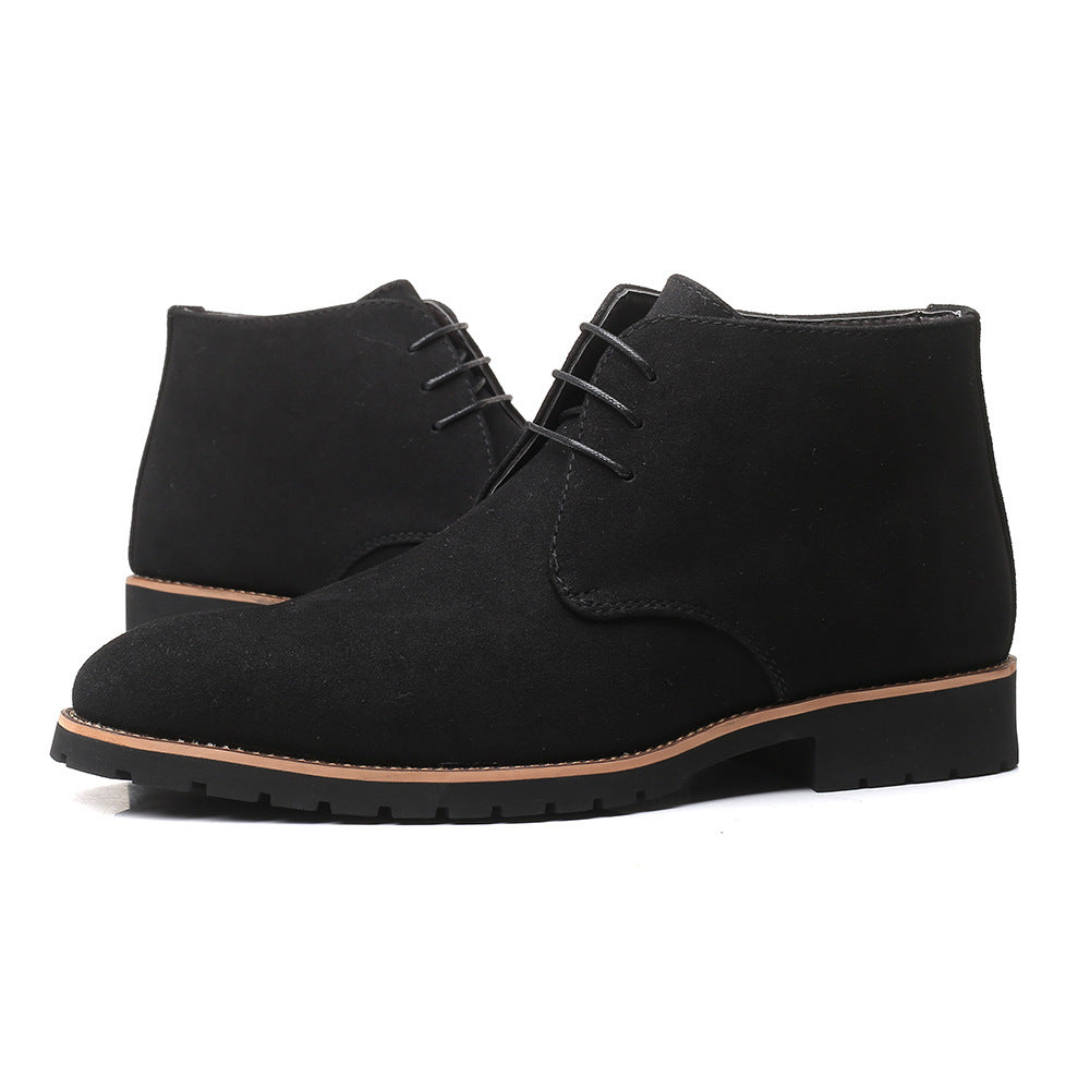 Casual leather shoes for men large size