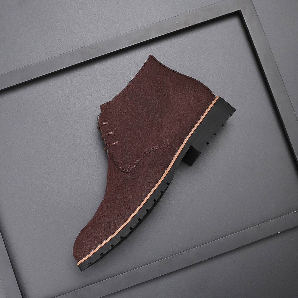 Casual leather shoes for men large size