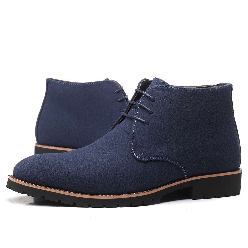 Casual leather shoes for men large size