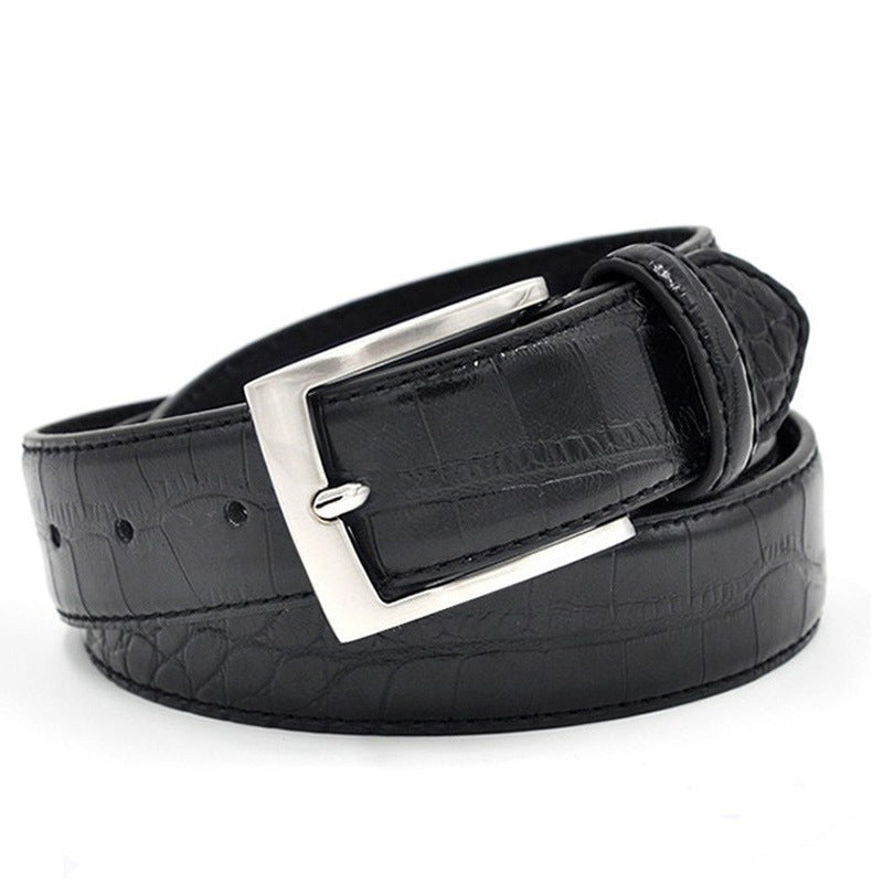 Mens Fashion Waist Belts Faux Pattern With Split Leather Luxury Male Designer Belt Accessories Factory Price