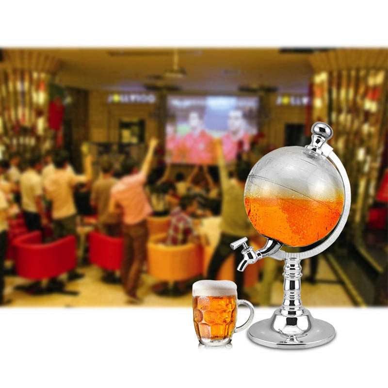Novelty Globe Wine Decanters 1.5L Alcohol Beverage Dispenser