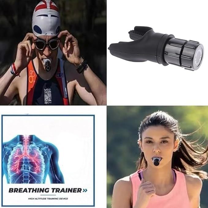 Respirator Fitness Equipment Exercise Lung Face Mouthpiece