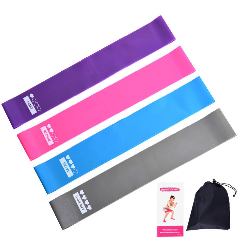 Elastic sealing resistance bands for yoga, fitness