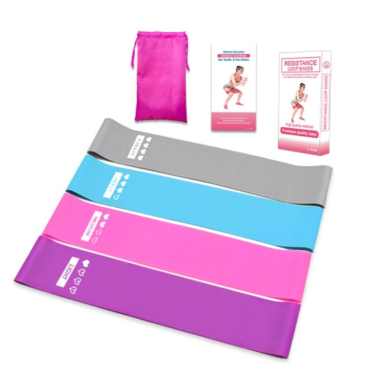 Elastic sealing resistance bands for yoga, fitness