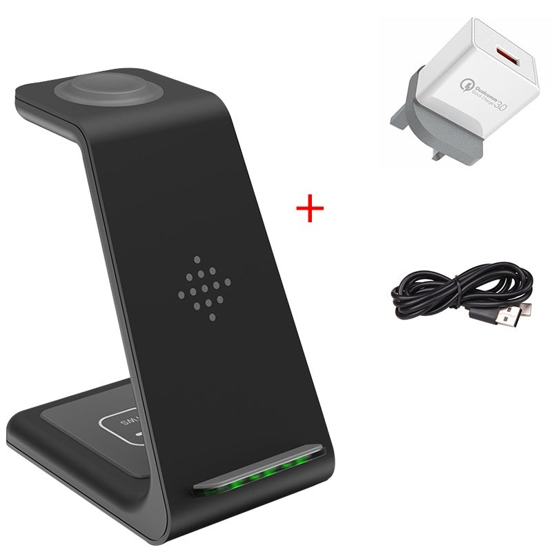 3 in 1 Fast Charging Station with Wireless Support