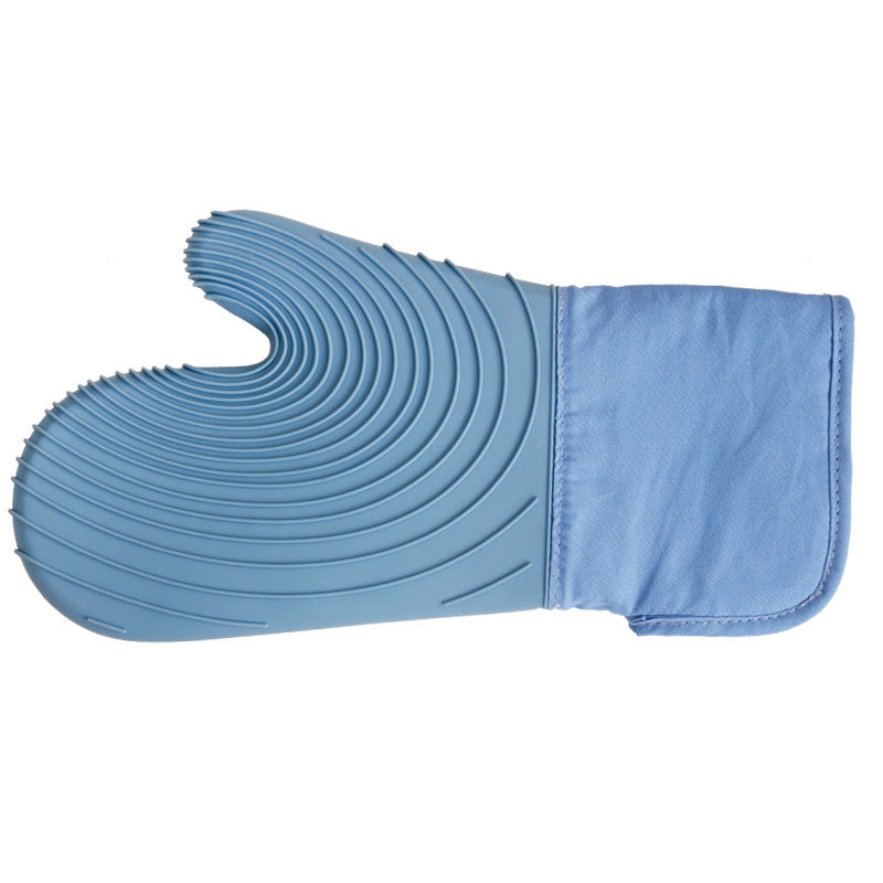 Thick silicone gloves, anti-scalding and heat insulation for ovens