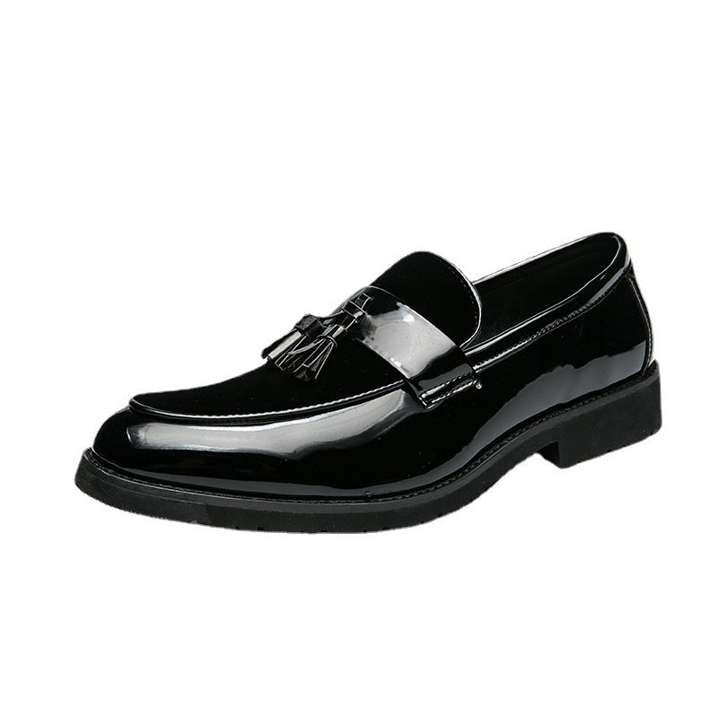 Summer Brogue Men’s Shoes Korean Style British Leather For Men