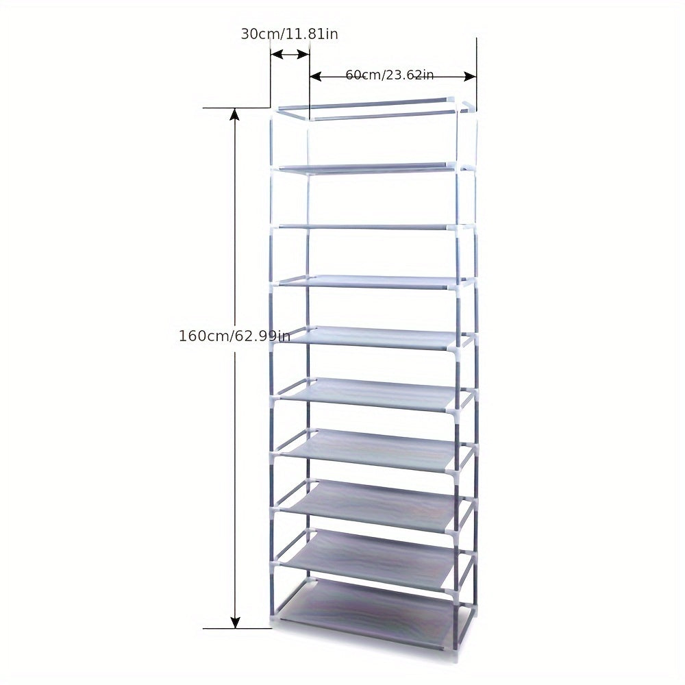 Portable shoe cabinet, storage shelves