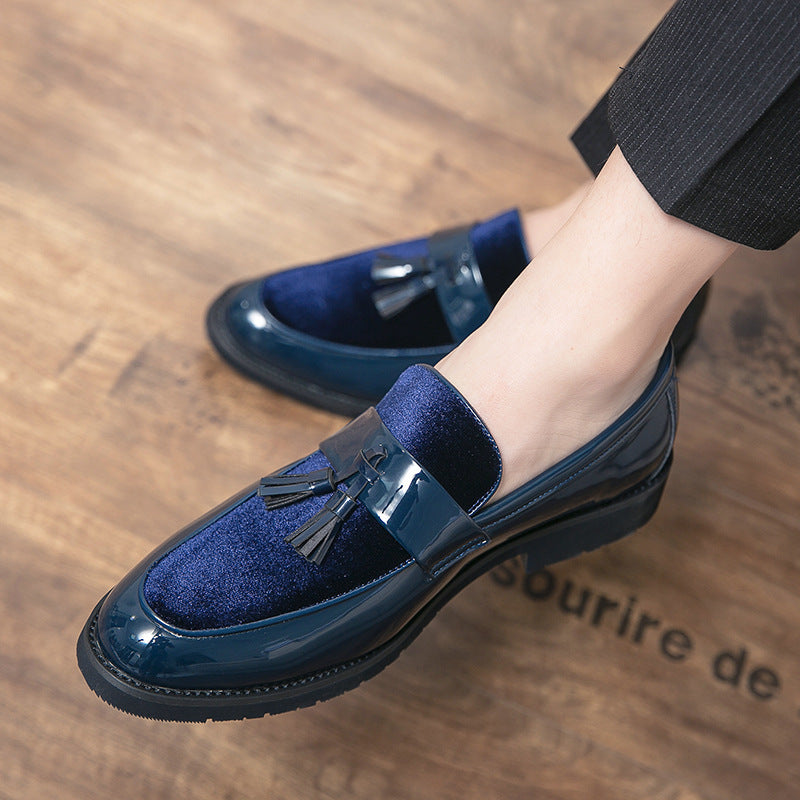 Summer Brogue Men’s Shoes Korean Style British Leather For Men
