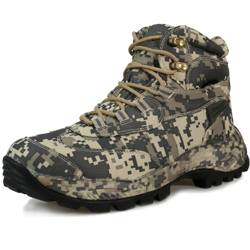 Camouflage shoes for men High-top