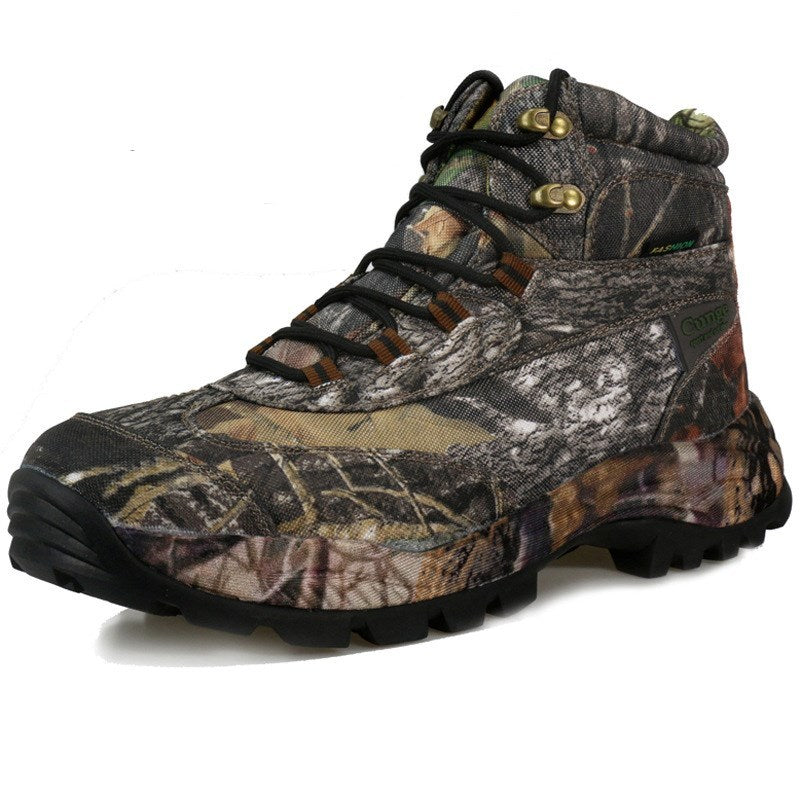 Camouflage shoes for men High-top