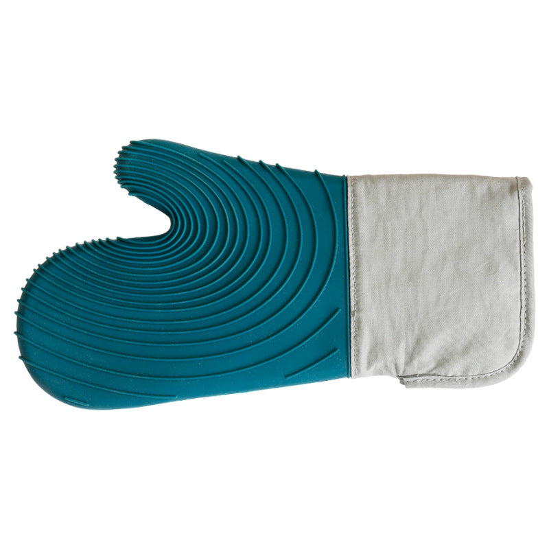 Thick silicone gloves, anti-scalding and heat insulation for ovens