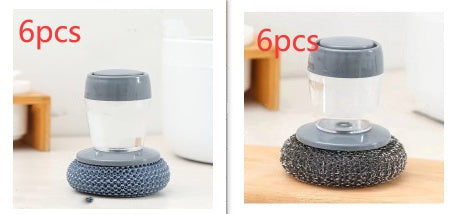 Brush Cleaner Push-type Kitchen Detergent Brush Tools
