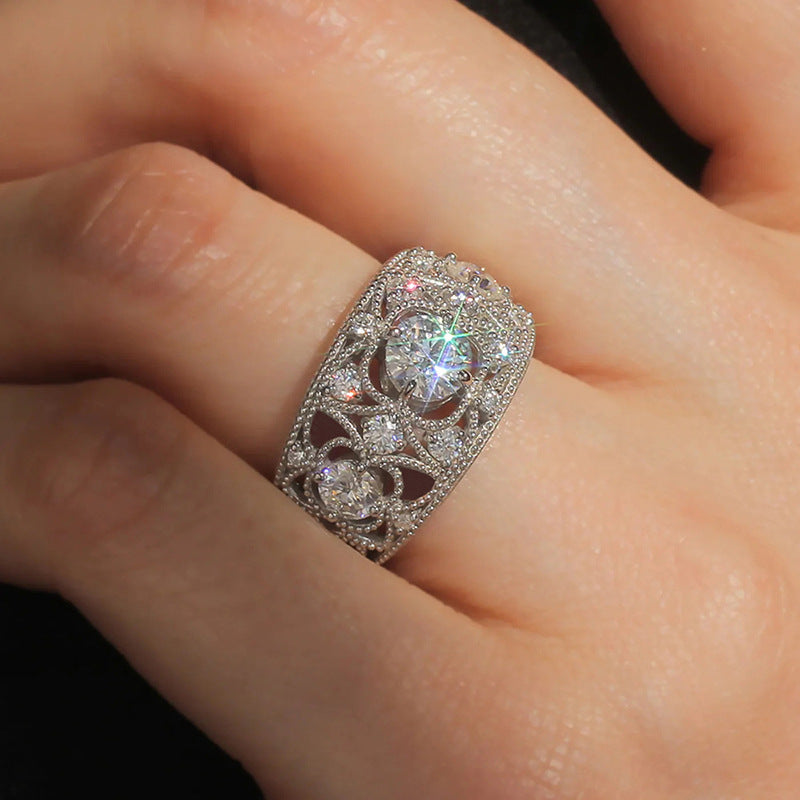Ring Luxury Hollow Design Women