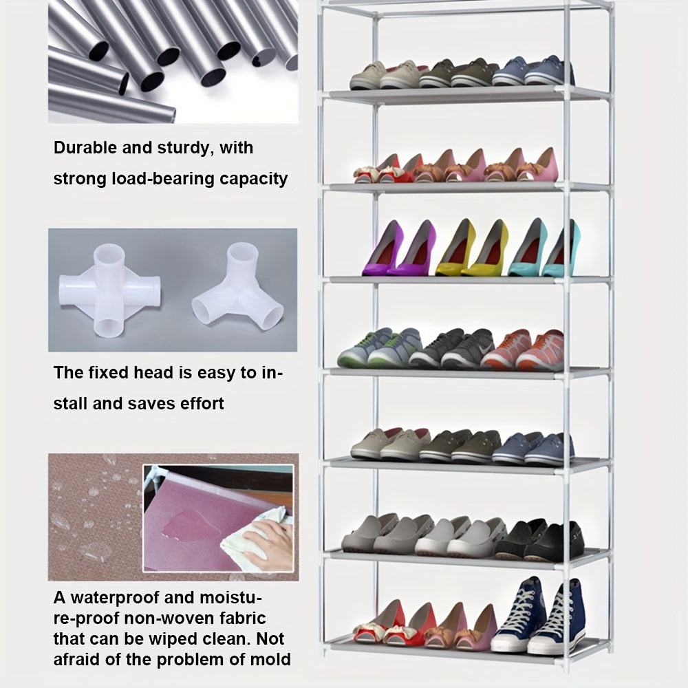 Portable shoe cabinet, storage shelves