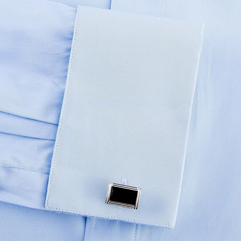 Men's Long Sleeve Non-ironing Slim Fit White Shirt