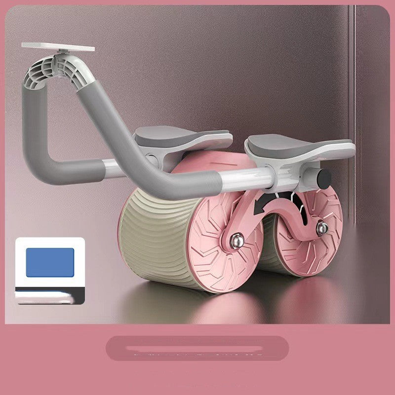 Abdominal wheel with automatic rebound, for men and women, fitness equipment