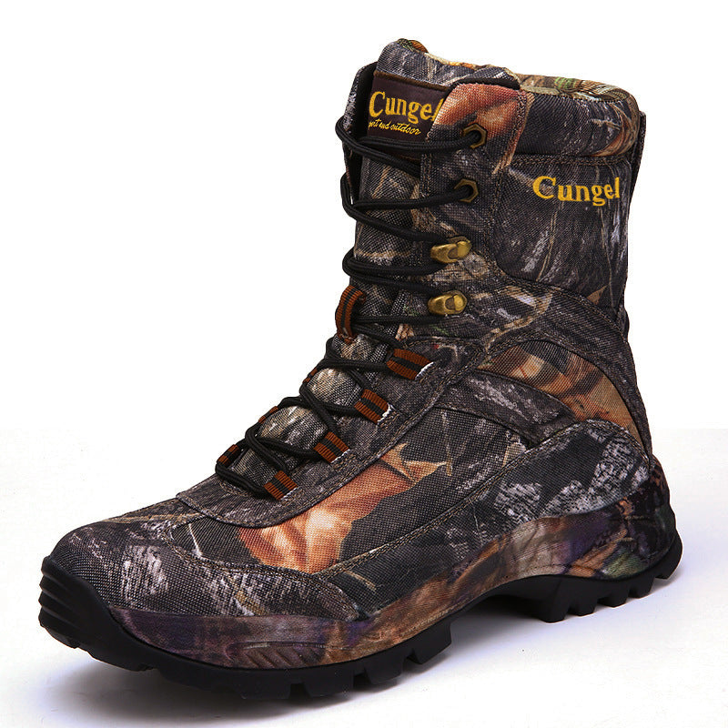 Camouflage shoes for men High-top