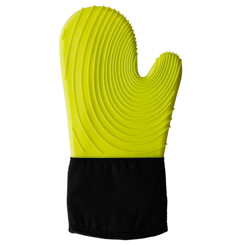 Thick silicone gloves, anti-scalding and heat insulation for ovens