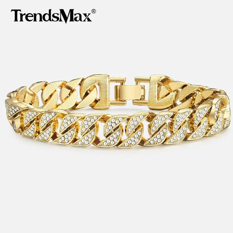 Miami Gold Curb Cuban Armband