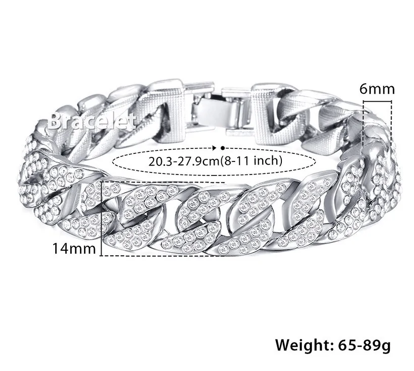 Miami Gold Curb Cuban Armband