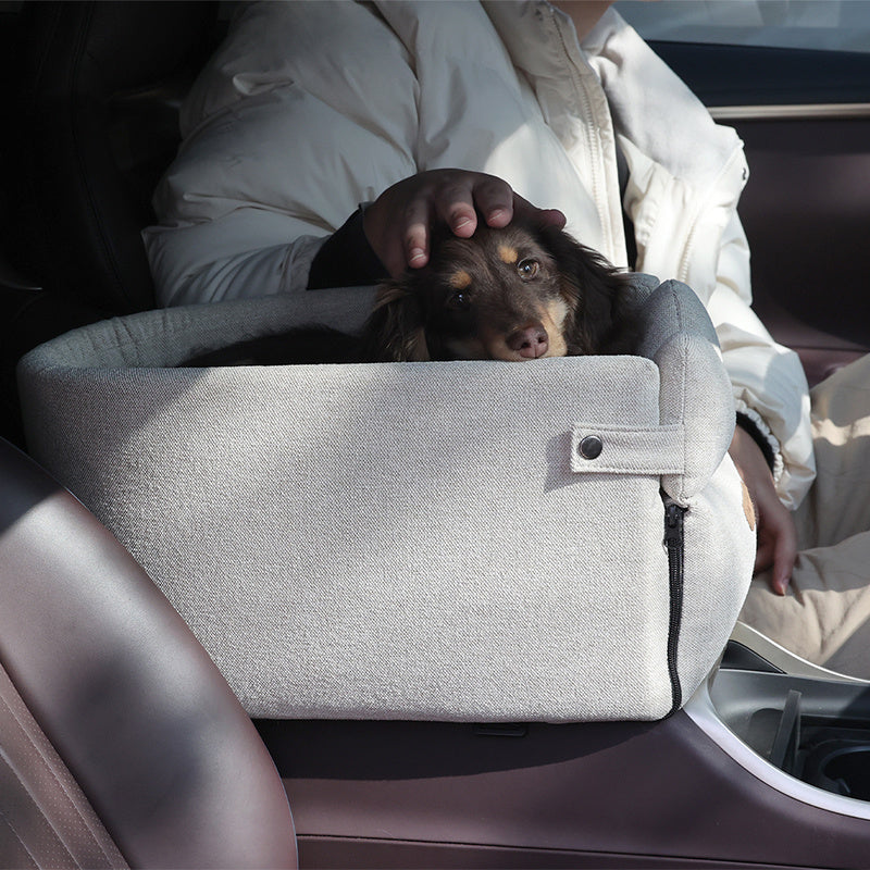 Car Central Dog Car Seat Bed Portable Dog Carrier For Small Dogs And Cats