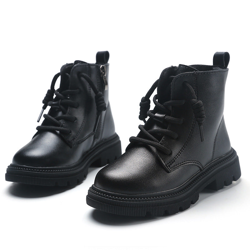 Boys' Shoes And Girls' Middle-aged Children's Martin Boots