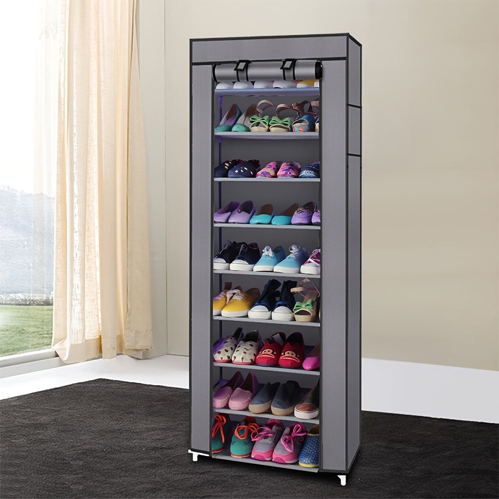 Portable shoe cabinet, storage shelves