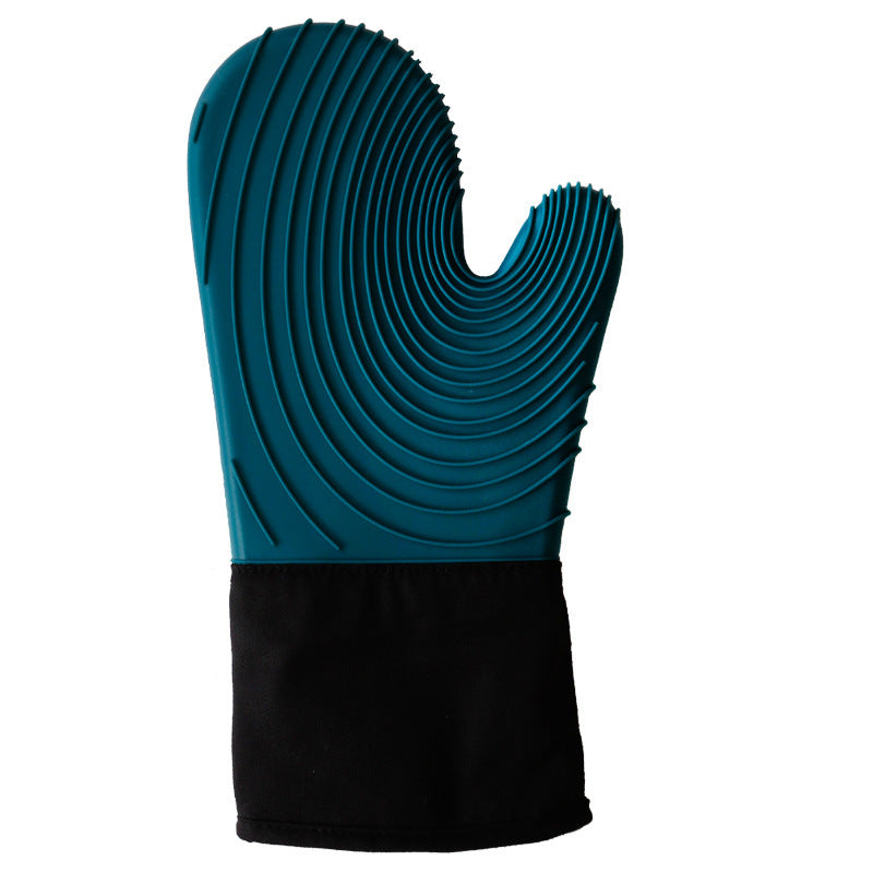 Thick silicone gloves, anti-scalding and heat insulation for ovens