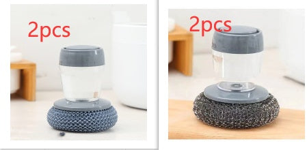 Brush Cleaner Push-type Kitchen Detergent Brush Tools