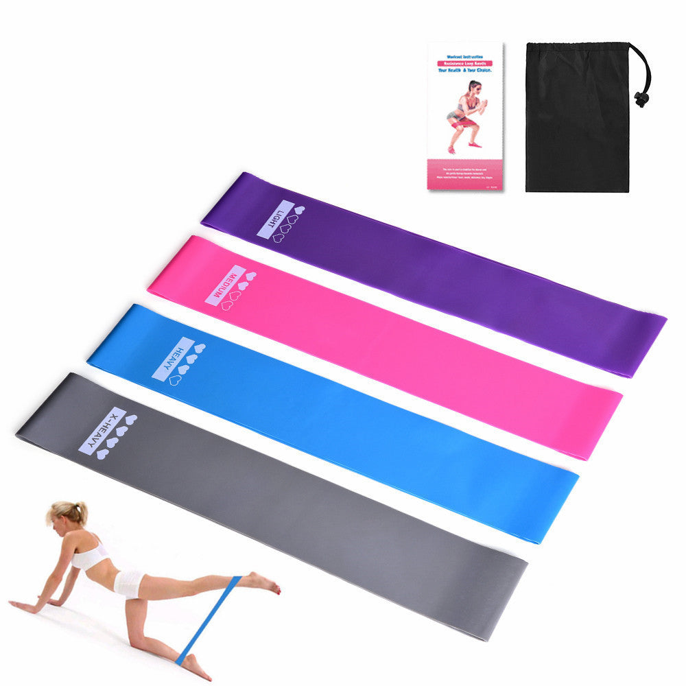 Elastic sealing resistance bands for yoga, fitness
