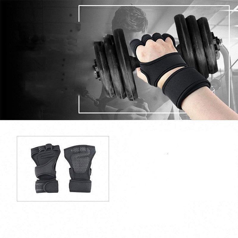 Luvas Antiderrapantes Silicone Palm Protection Fitness Equipment Gloves