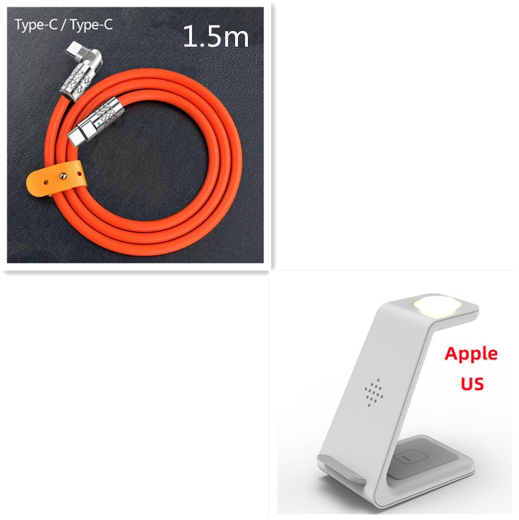 3 in 1 Fast Charging Station with Wireless Support