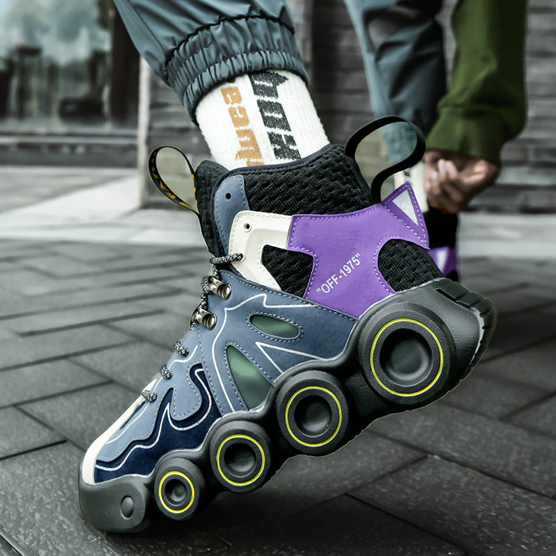 Fashion High-top Sneakers Men’s Shoes