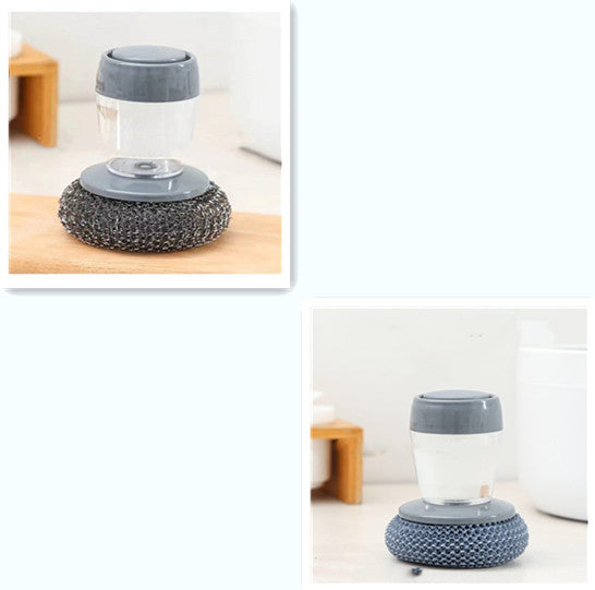 Brush Cleaner Push-type Kitchen Detergent Brush Tools