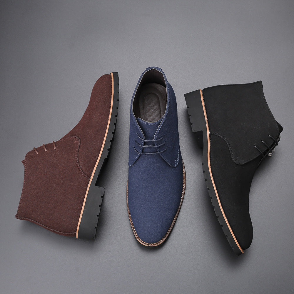 Casual leather shoes for men large size