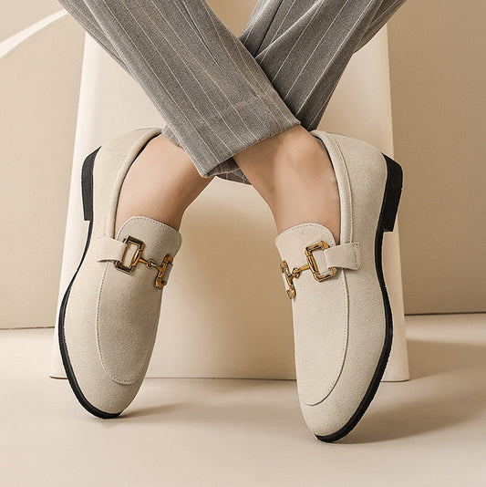 Leather Shoes for Men Fashion Personality Suede