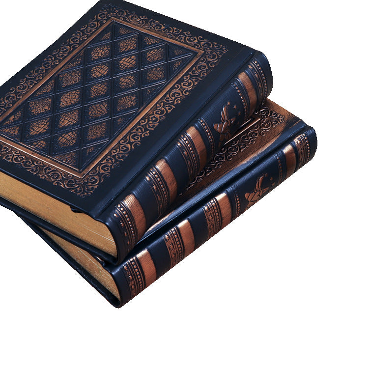 Embossed Faux Leather Notepad Three-dimensional Super Thick