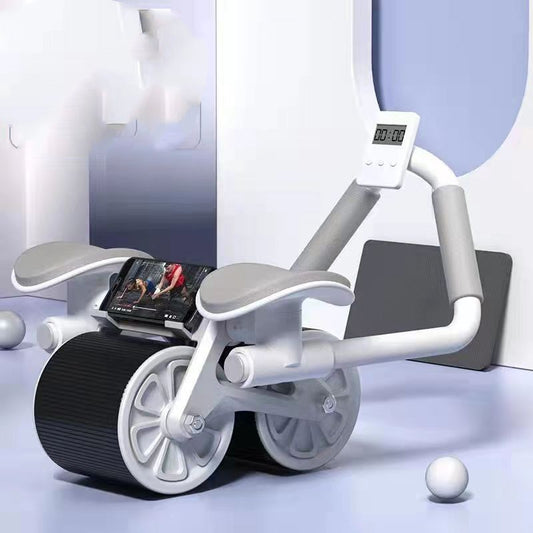 Abdominal wheel with automatic rebound, for men and women, fitness equipment