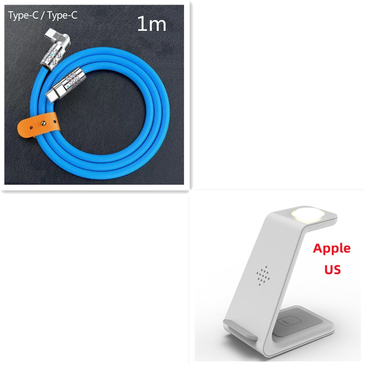 3 in 1 Fast Charging Station with Wireless Support