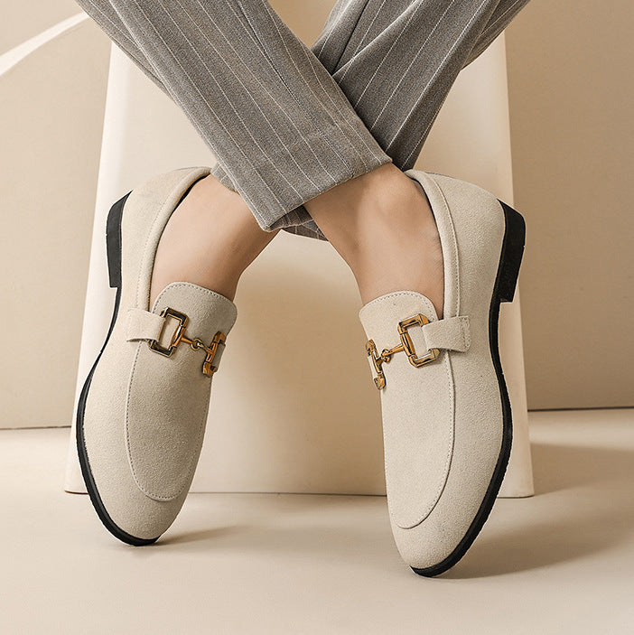 Leather Shoes for Men Fashion Personality Suede