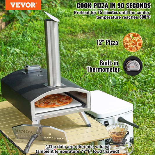 Portable Wood Pellet Pizza Oven