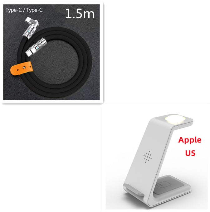 3 in 1 Fast Charging Station with Wireless Support