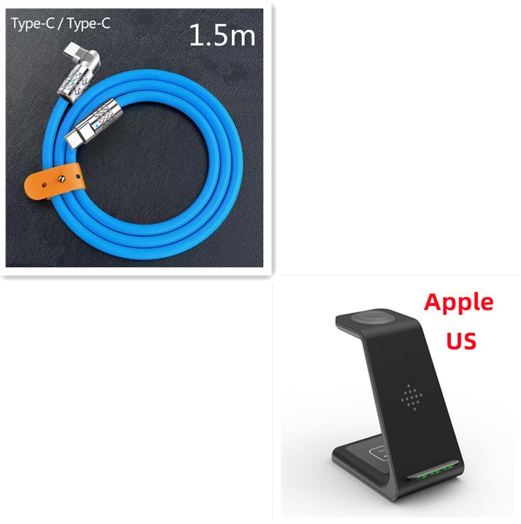 3 in 1 Fast Charging Station with Wireless Support