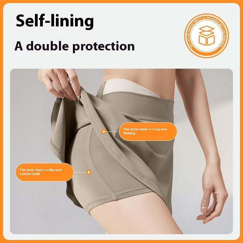 Quick-drying anti-exposure Running Fitness Skirts